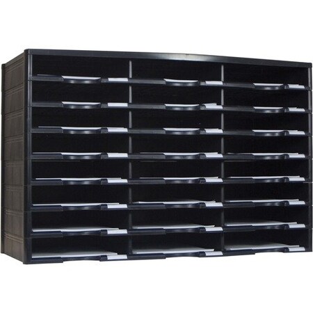 Storex Industries ORGANIZER, LIT, 24 CMP, BK STX61435U01C